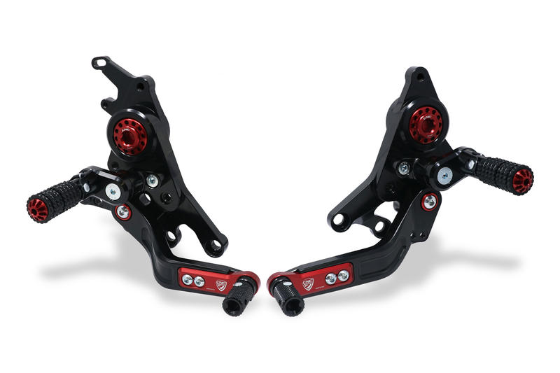 Adjustable rear sets rider Ducati Hypermotard 950