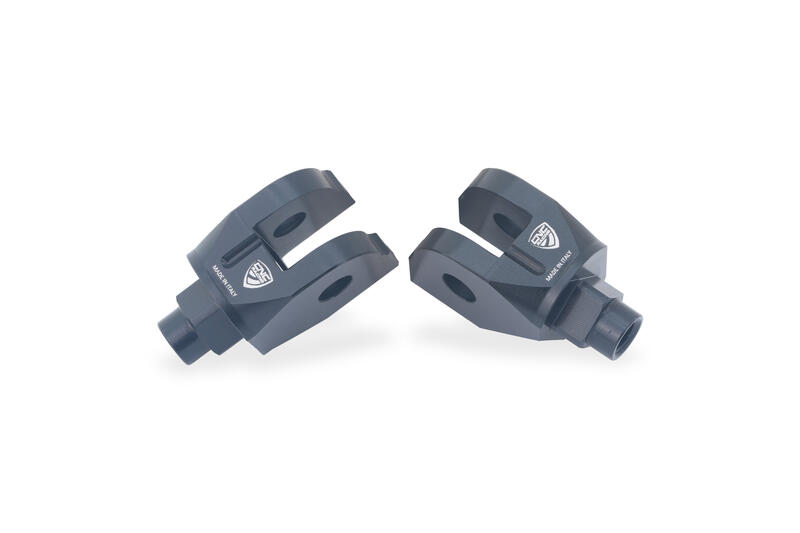 Footpegs kit driver - adapters for Ducati Multistrada V2 MY2025 and Hypermotard V2 MY2026