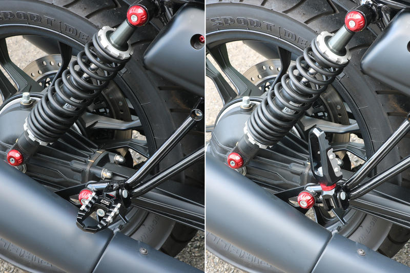 Footpegs kit TOURING passenger - Advanced Mounting System