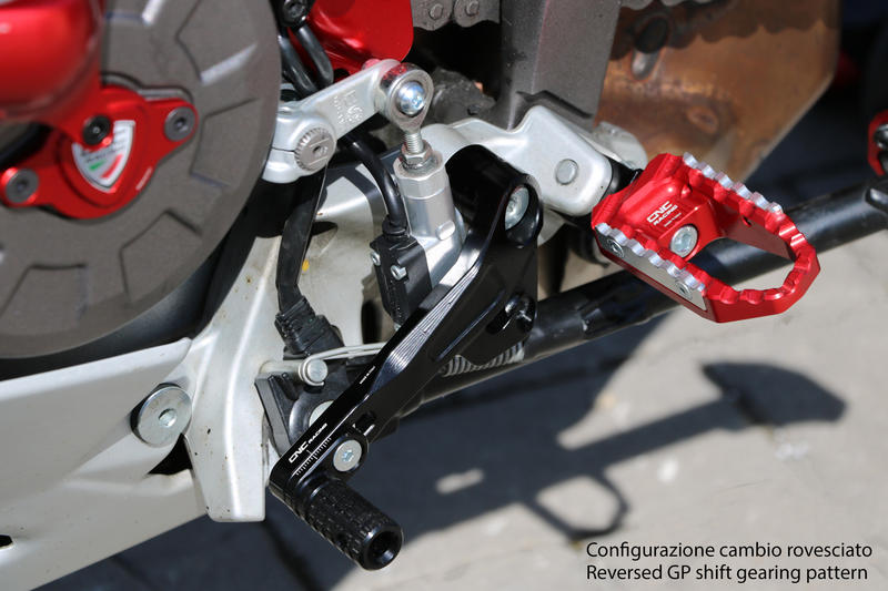 Gear/Rear brake levers kit Ducati Multistrada - SLIDE