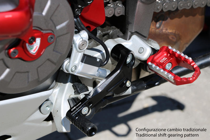 Gear/Rear brake levers kit Ducati Multistrada - SLIDE