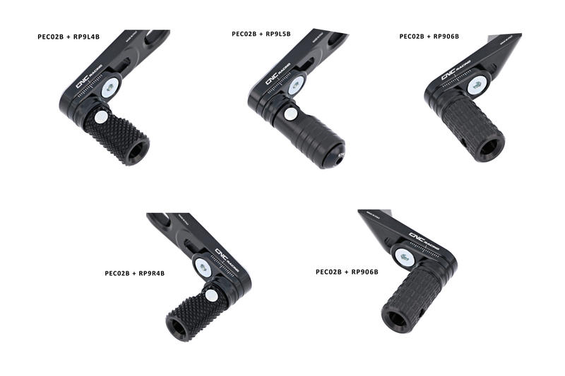 Gear/Rear brake levers kit Ducati Multistrada - SLIDE