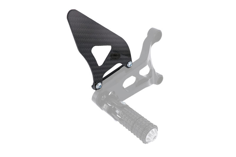 RH heel guard kit for rearsets PE227