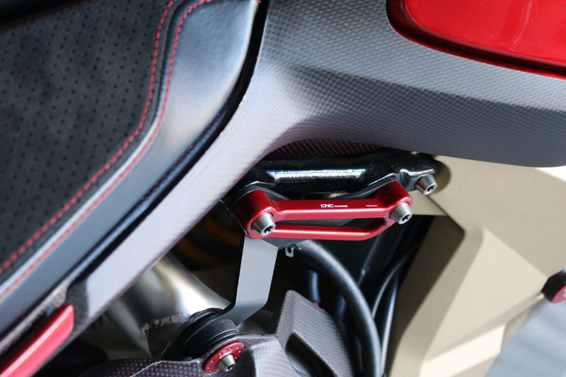 Rear footrest blanking plates MV Agusta