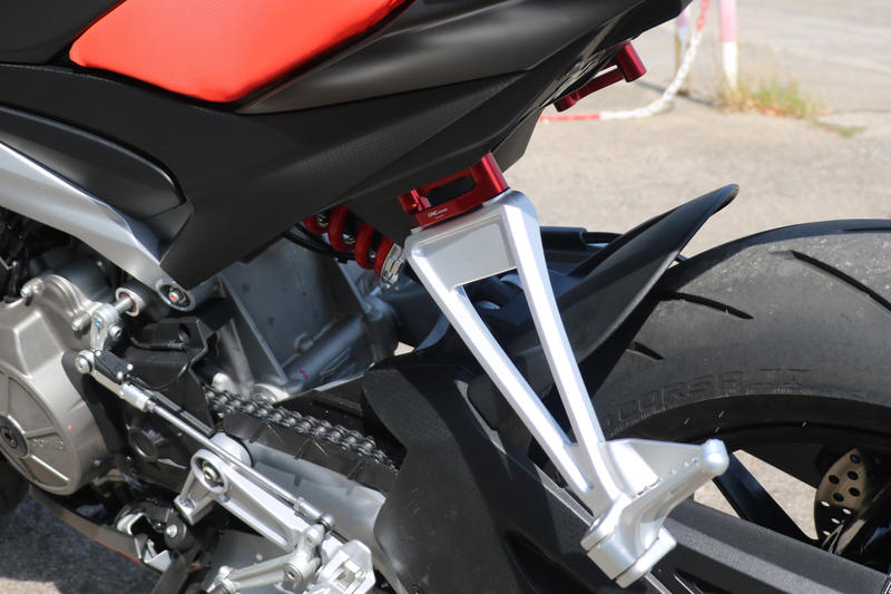 Rear footrest blanking plates Aprilia