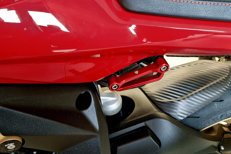 Rear footrest blanking plates MV Agusta