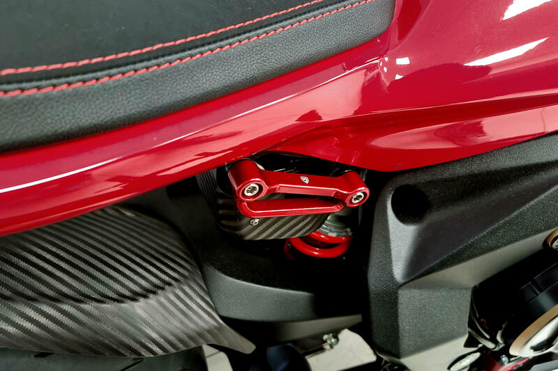 Rear footrest blanking plates MV Agusta