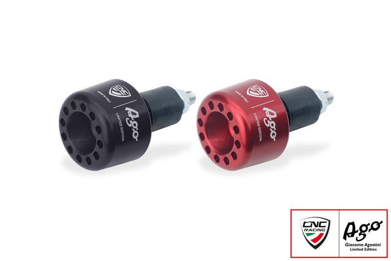 Handlebar cap left side - Giacomo Agostini Limited Edition