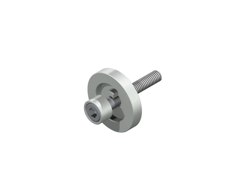 Adapter with anti-rotation system to install brake and clutch lever protection.