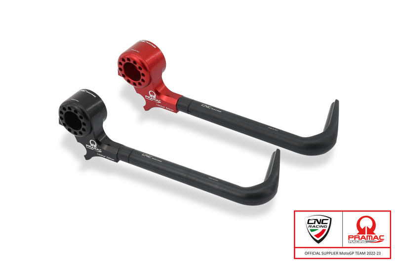 Lever-Guard Street - Protection front brake lever with bar-end mirror housing - Pramac Racing Limited Edition