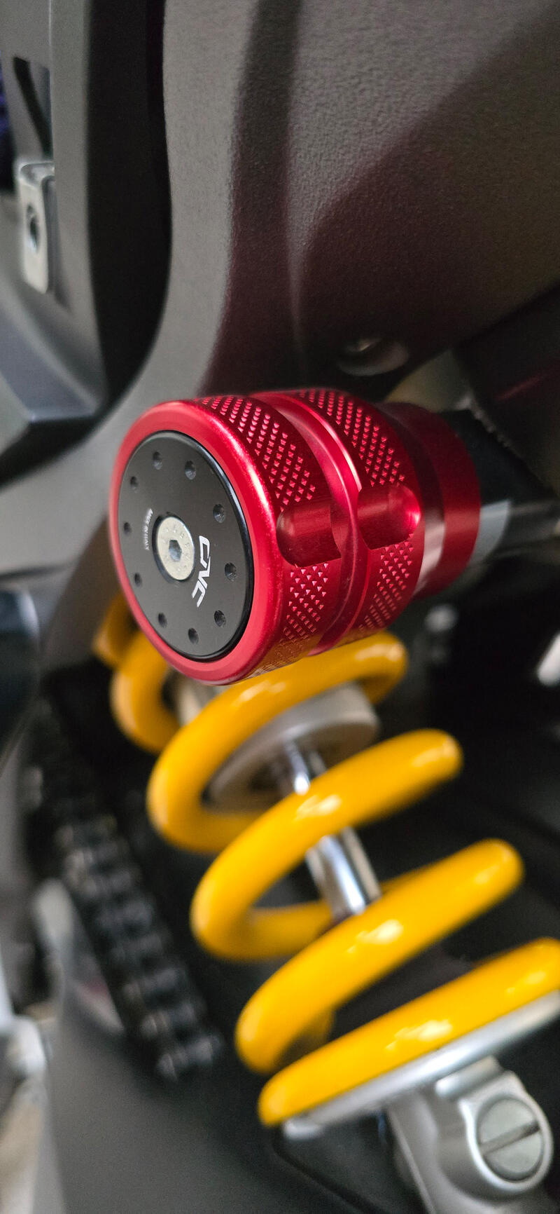 Shock absorber pivot adjustment for Ducati and Mv Agusta