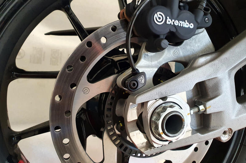 ABS sensor protector Ducati