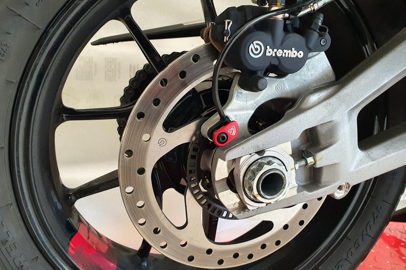 ABS sensor protector Ducati