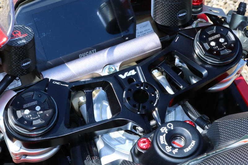 Piastre di sterzo superiore per Ducati Panigale V4