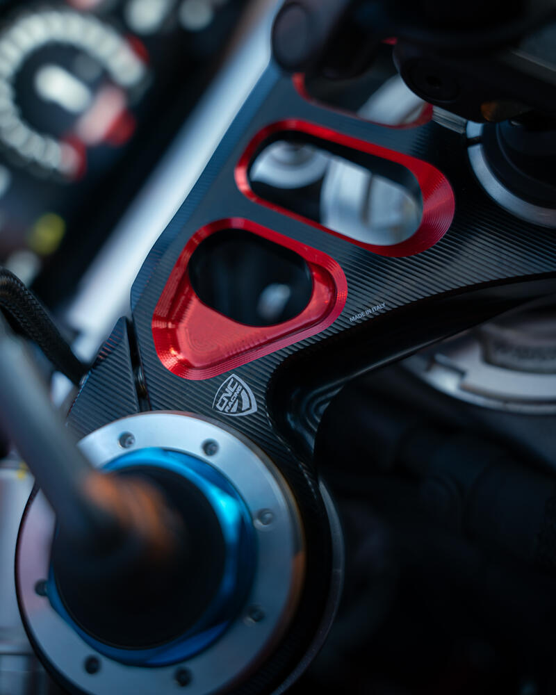 Piastre di sterzo Ducati Panigale V4 - Superiore - Bicolore