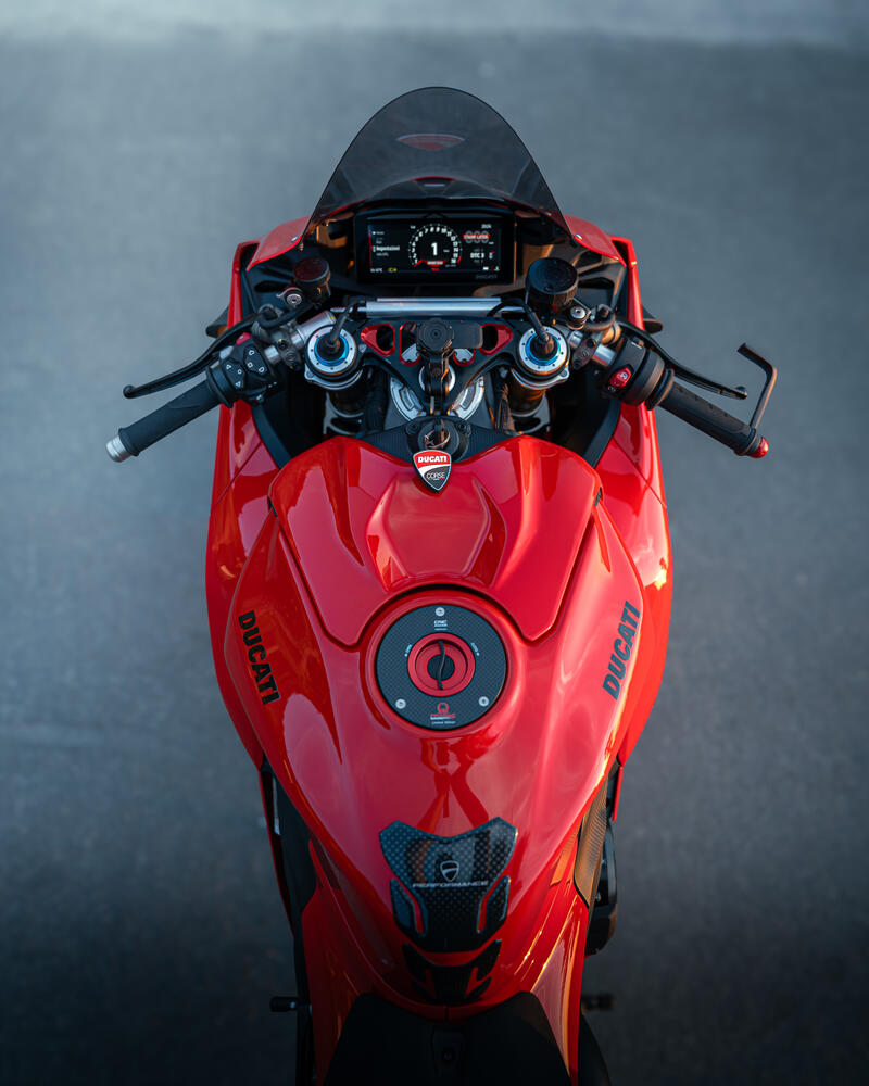 Piastre di sterzo Ducati Panigale V4 - Superiore - Bicolore
