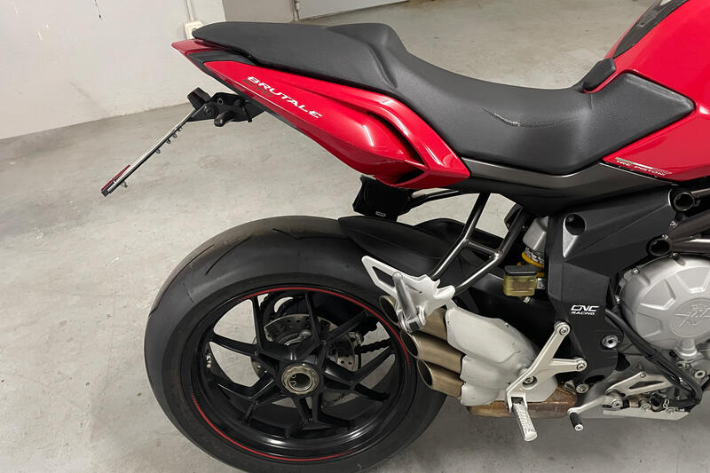 Adjustable license plate MV Agusta Brutale 675 800
