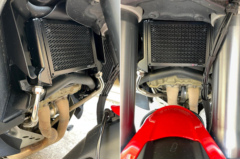 Radiator guard Oil Cooler Ducati Multistrada V4