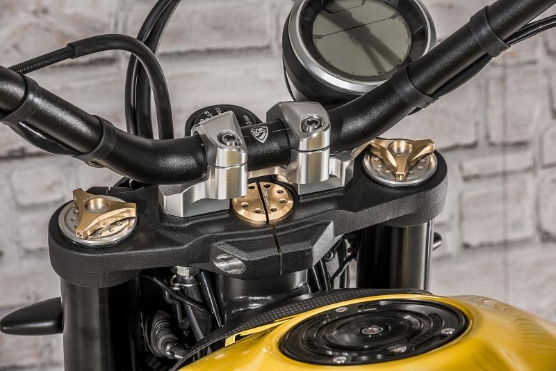 Riser top with dashboard holder Ducati Scrambler