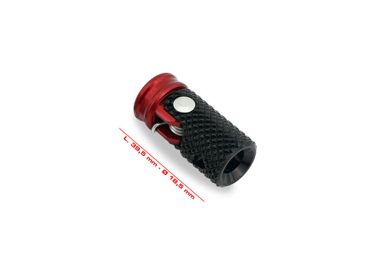FOLDING PEG SPORT REAR BRAKE LEVER - M6