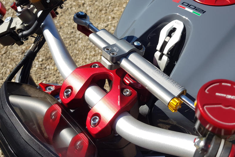 Steering damper kit - bracket Ducati Monster 1200