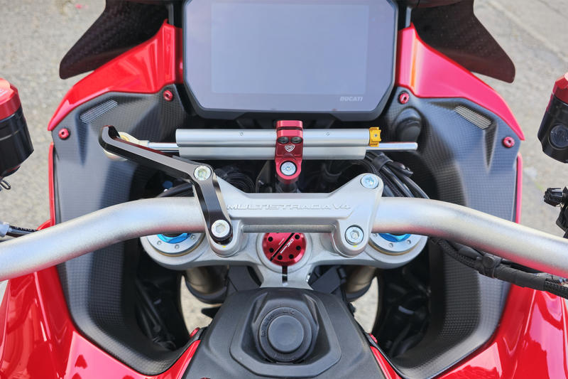Supporto ammortizzatore di sterzo Ducati Multistrada V4 Pikes Peak e RS