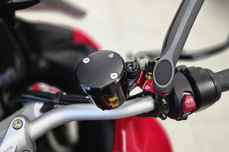 Bracket kit for clutch and brake fluid tank Ducati Multistrada V4 - Multistrada V2 MY 2025