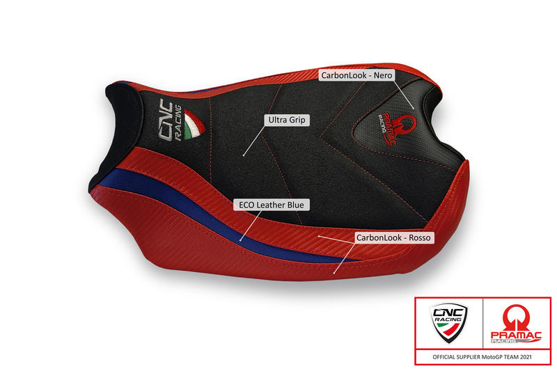 Seat cover Ducati Panigale V4 - Pramac Racing Limited edition
