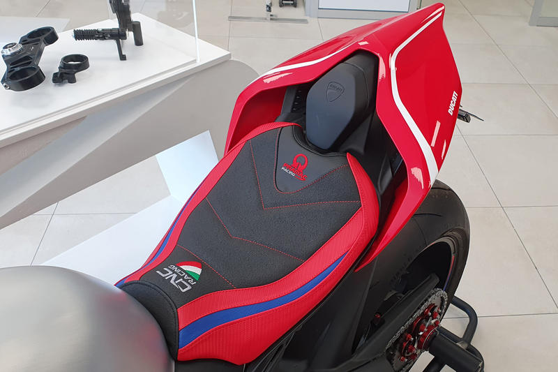 Seat cover Ducati Panigale V4 - Pramac Racing Limited edition