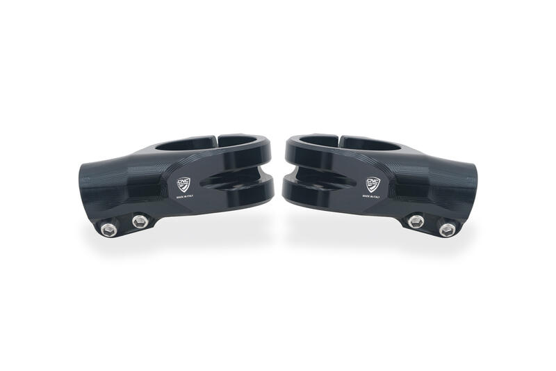 Clip-on clamps kit  &Oslash; 53 mm &ndash; offset 26 mm &ndash; angle 7&deg;