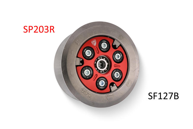 Carter frizione trasparente Ducati - Kit montaggio completo