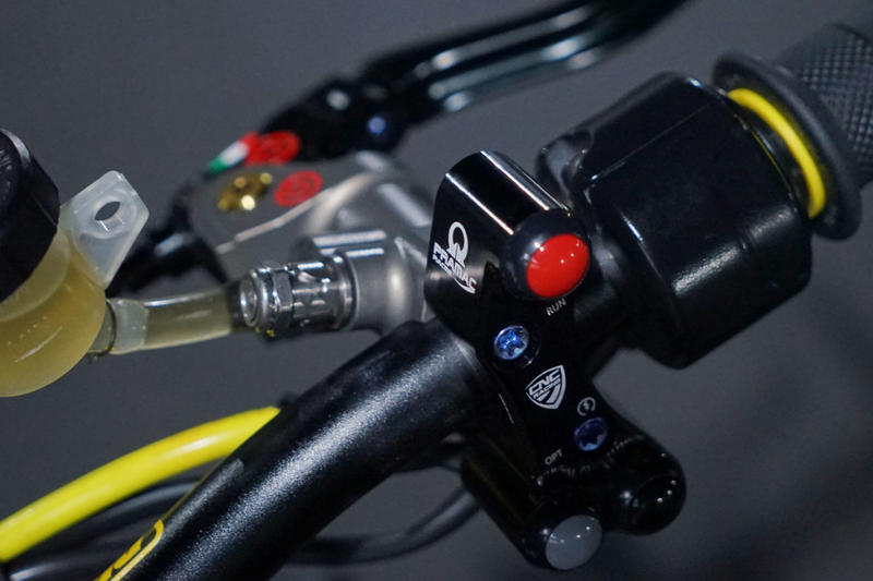Right handlebar switch Pramac Racing Lim. Ed - Brembo billet CNC and forged brake master cylinder