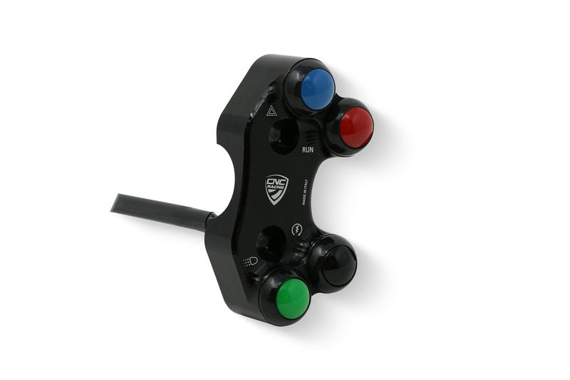 Right handlebar switch Ducati - OEM and RCS Brembo brake master cylinder
