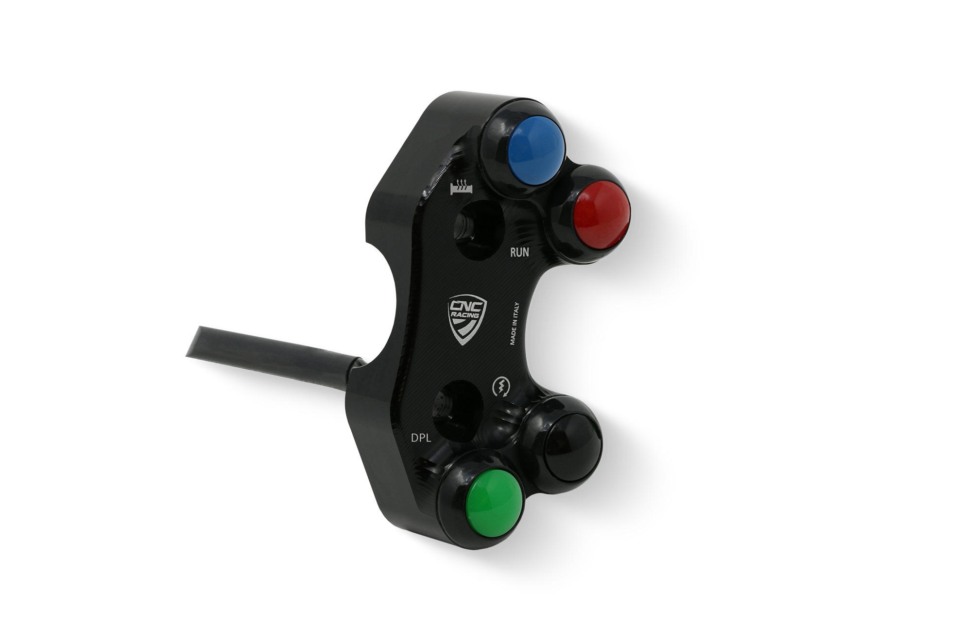 Right handlebar switch OEM and RCS Brembo brake master cylinder for Ducati Streetfighter V4