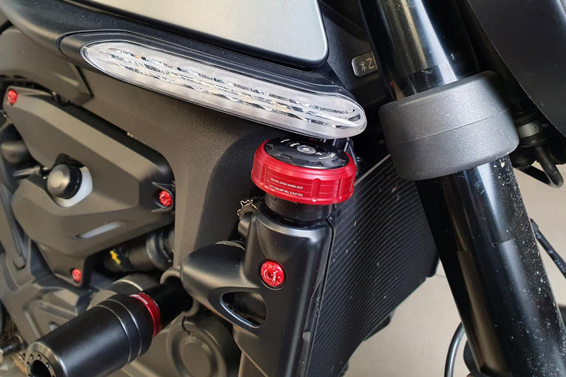 Radiator cap cover Ducati BICOLOR