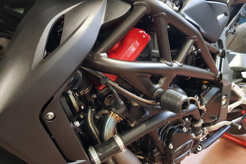 Frame crash protectors MV Agusta