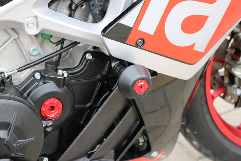 Frame crash protectors Aprilia