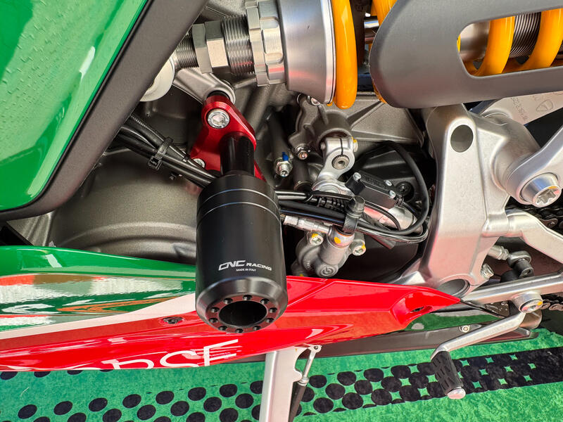 Frame crash protections for Ducati Panigale 955, 959, 1199 and 1299