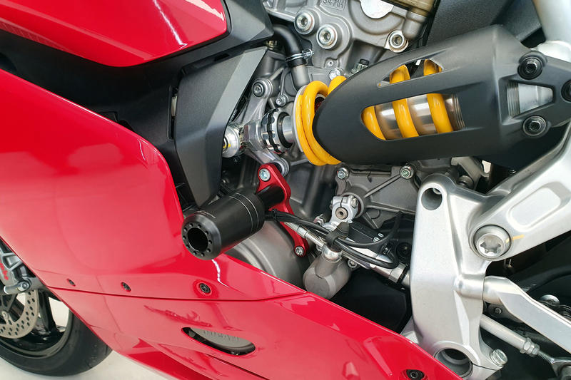 Frame crash protections for Ducati Panigale 955, 959, 1199 and 1299