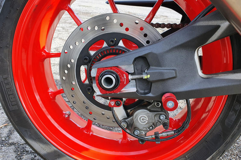 ABS sensor protector Ducati