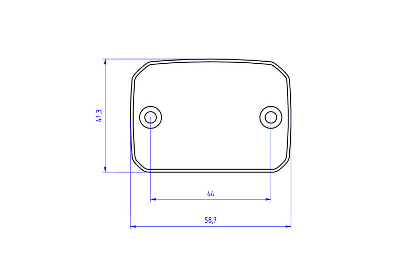 Front brake fluid reservoir cap Ducati DesertX