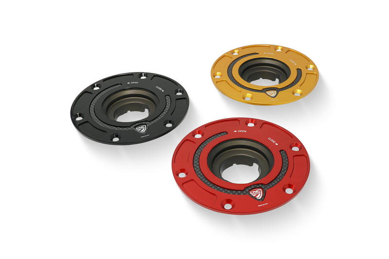 Fuel tank cap - flange Carbon