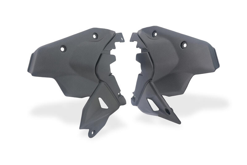 Engine side covers LH/RH Ducati Streetfighter V2 - Carbon