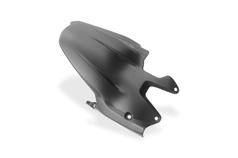 Parafango posteriore con paracatena superiore in carbonio per Ducati Streetfighter e Monster V2 MY2025