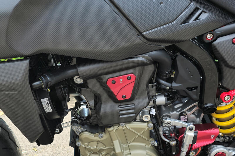 Engine cover LH Ducati Hypermotard 698 Mono - Carbon
