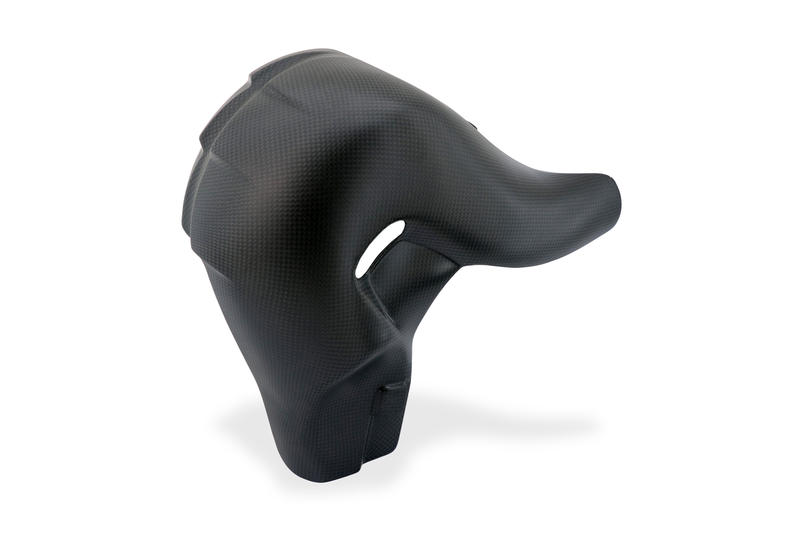 Paracalore posteriore scarico Ducati Panigale V4 e Streetfighter V4 - Carbonio