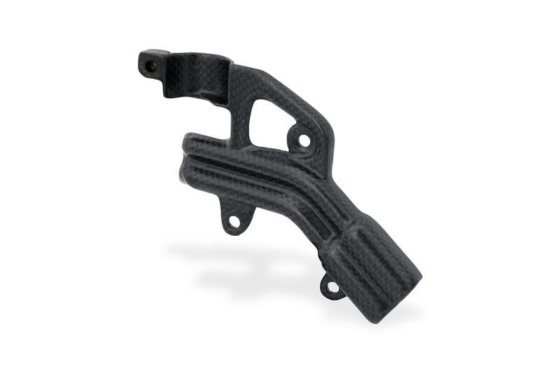 Rear brake line protector carbon Ducati Streetfighter V4