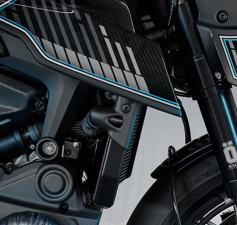 Radiator side protector Ducati Monster 937 - Carbon