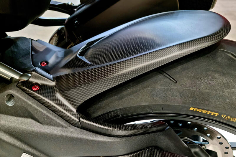 Parafango posteriore Ducati Multistrada V4 Pikes Peak - RS - Carbonio