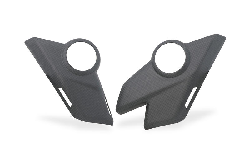 Frame side plates lower covers with holes carbon for Ducati Multistrada V4